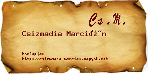 Csizmadia Marcián névjegykártya